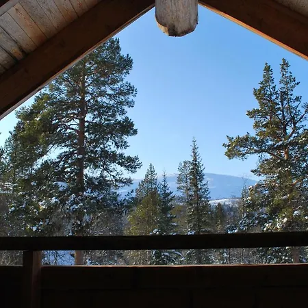 Northern Lights Opposite The Mountains Ylikyro