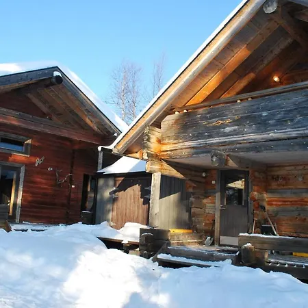 Northern Lights Opposite The Mountains Ylikyro